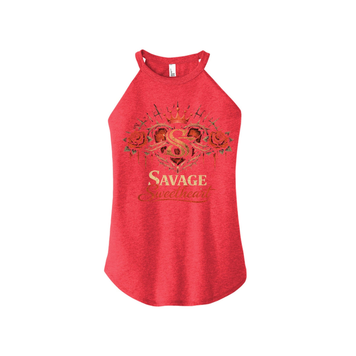 Crowned broken heart logo - Savage Sweetheart Boutique