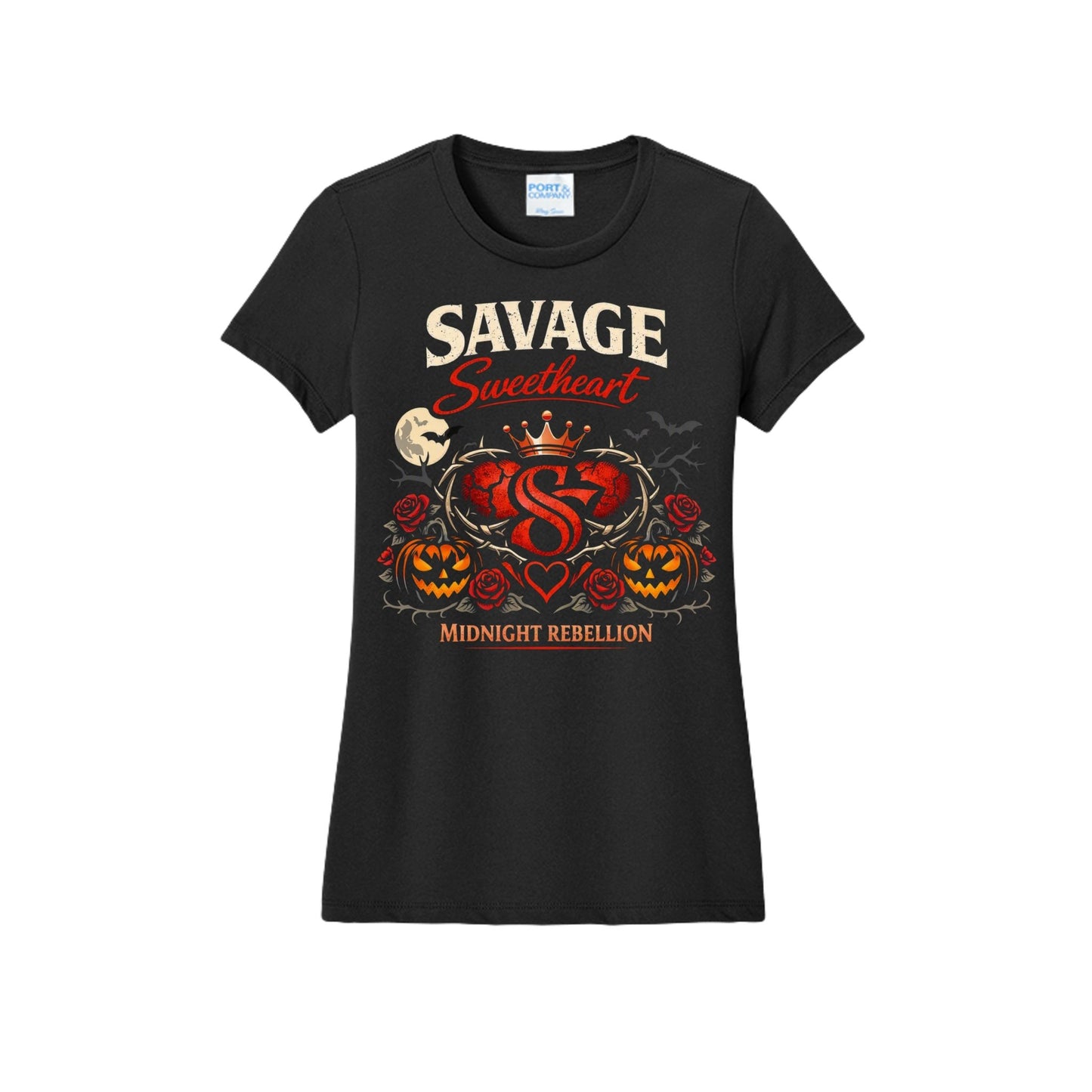 Hearts n pumpkins logo - Savage Sweetheart Boutique