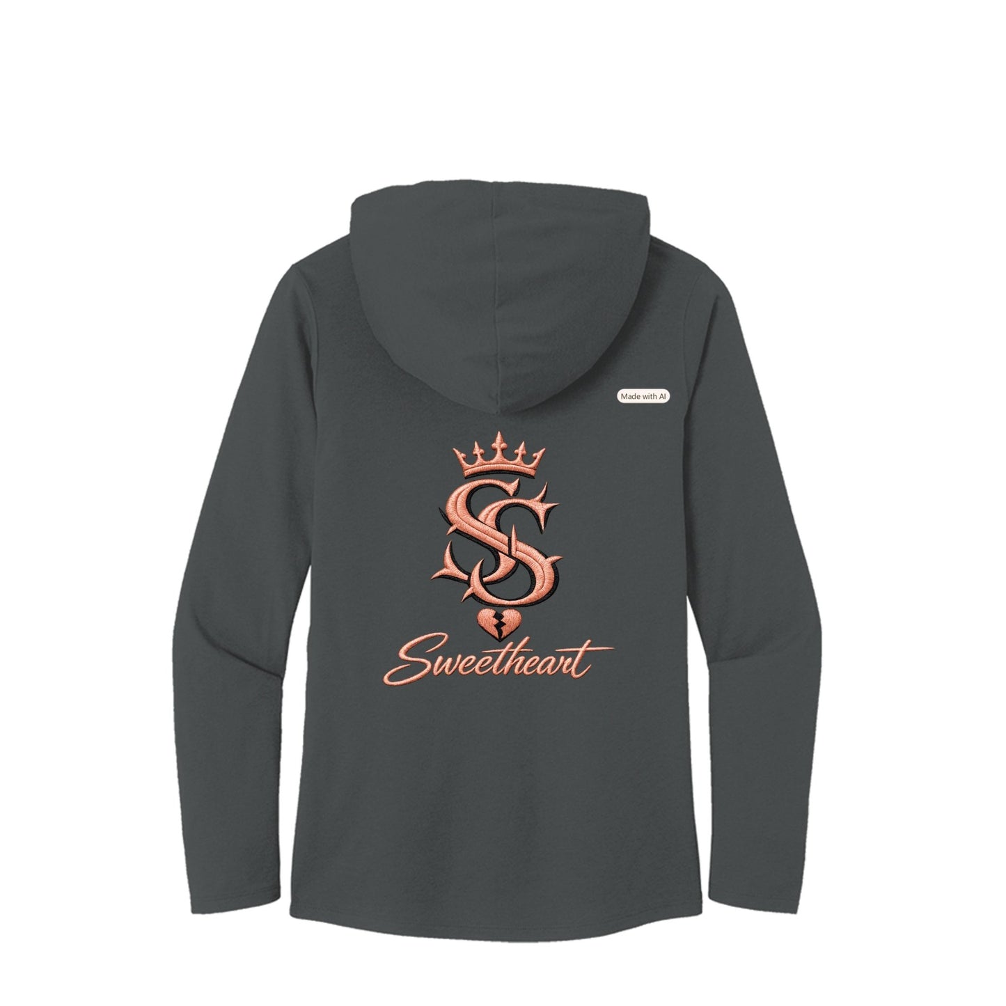 Long sleeve crowned heart - Savage Sweetheart Boutique
