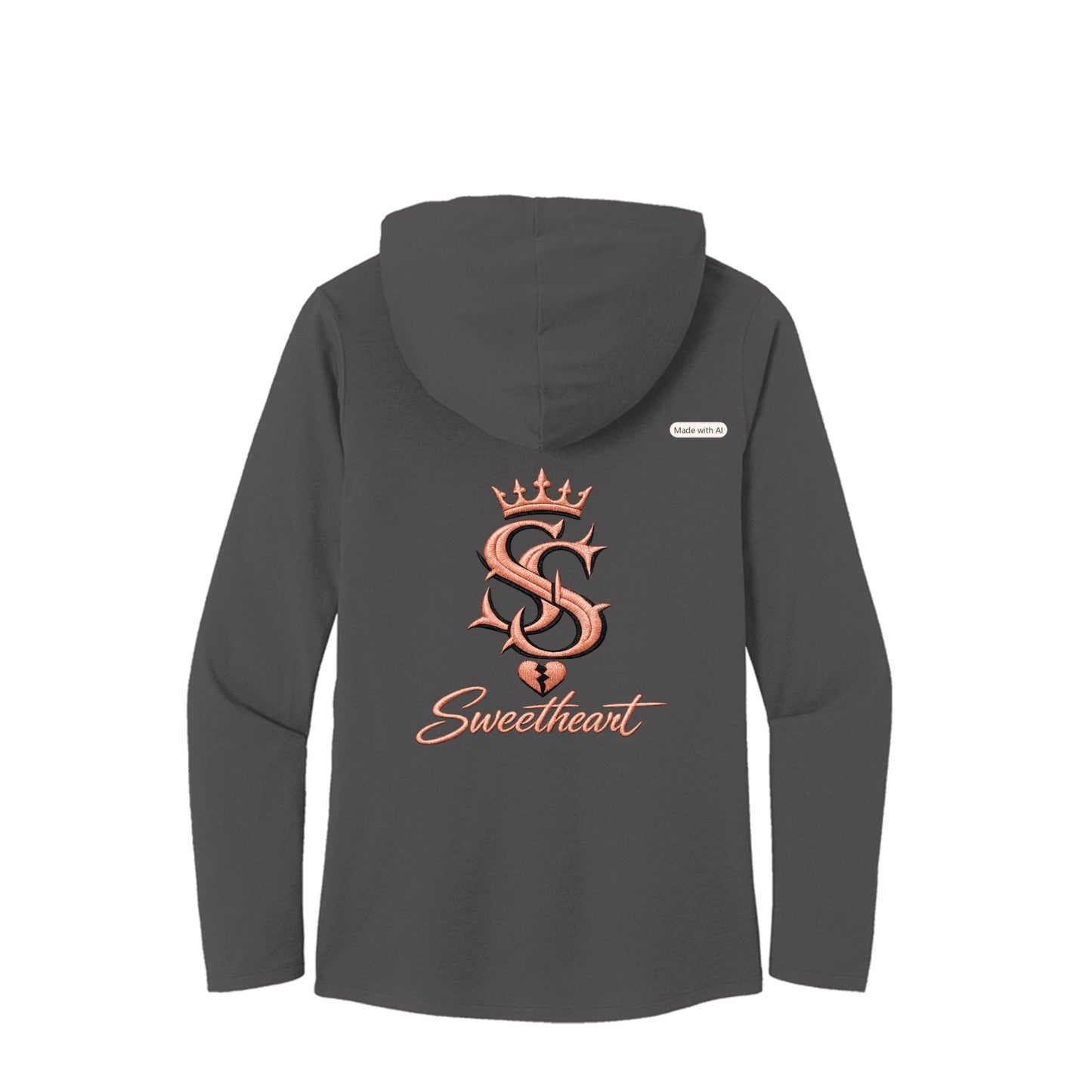 Long sleeve crowned heart - Savage Sweetheart Boutique