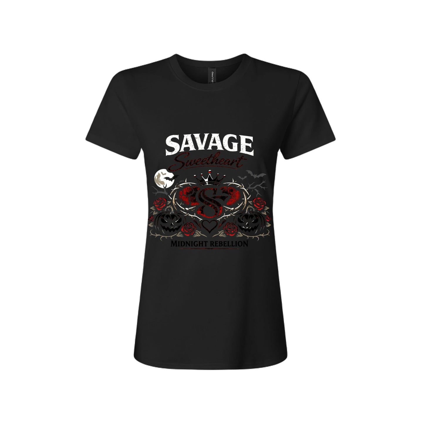 Midnight rebellion tshirt - Savage Sweetheart Boutique