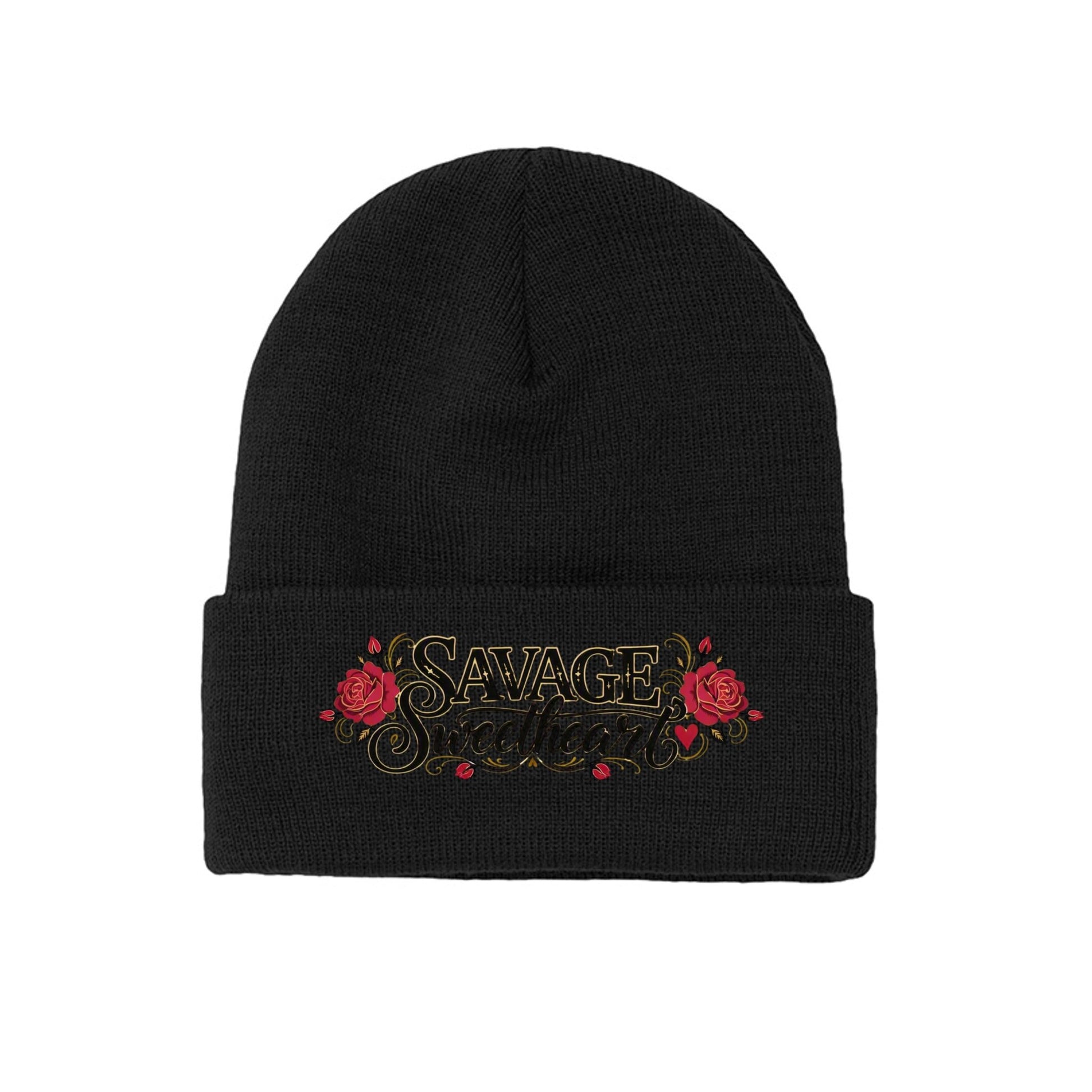 Red roses logo scroll - Savage Sweetheart Boutique