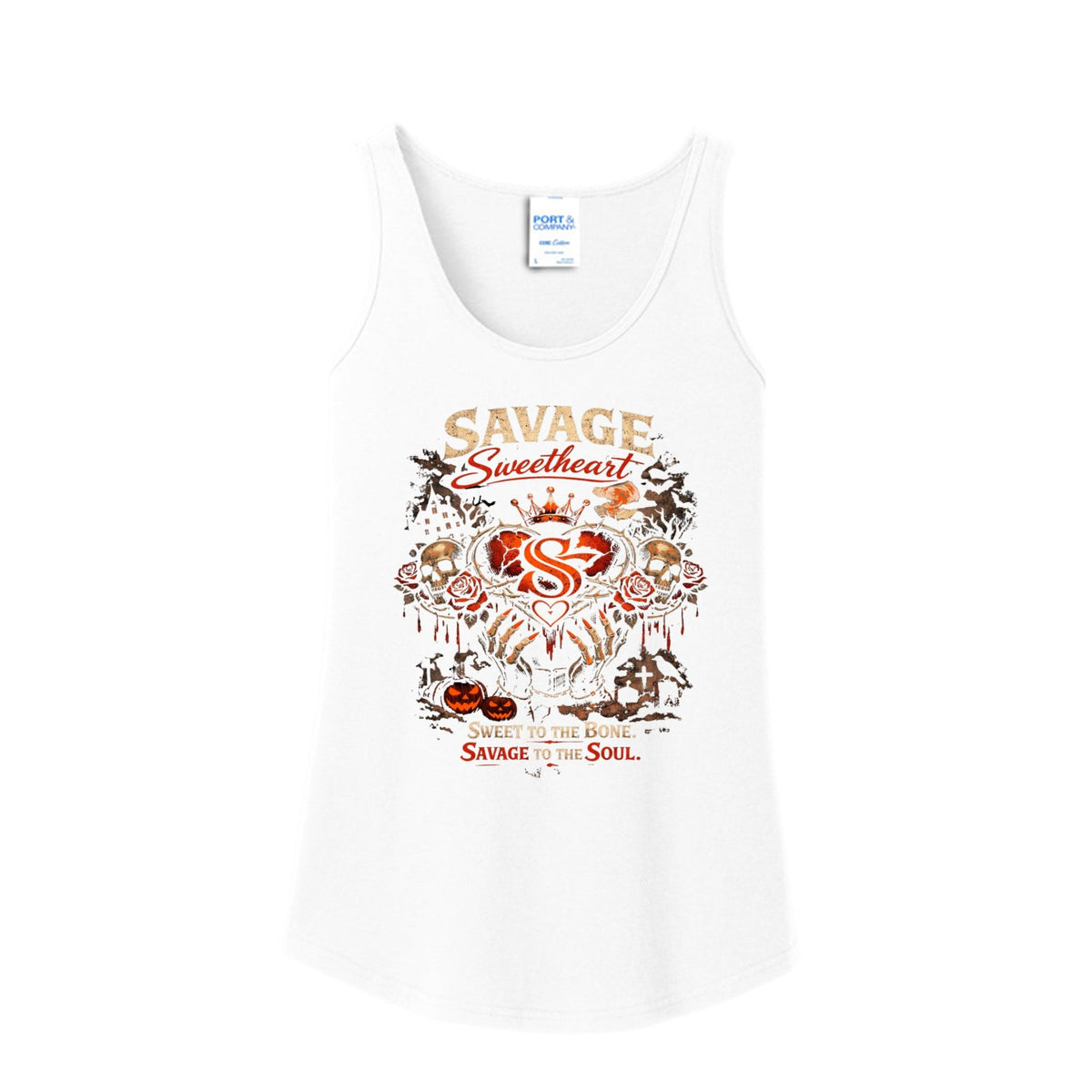 Skull and pumkins - Savage Sweetheart Boutique