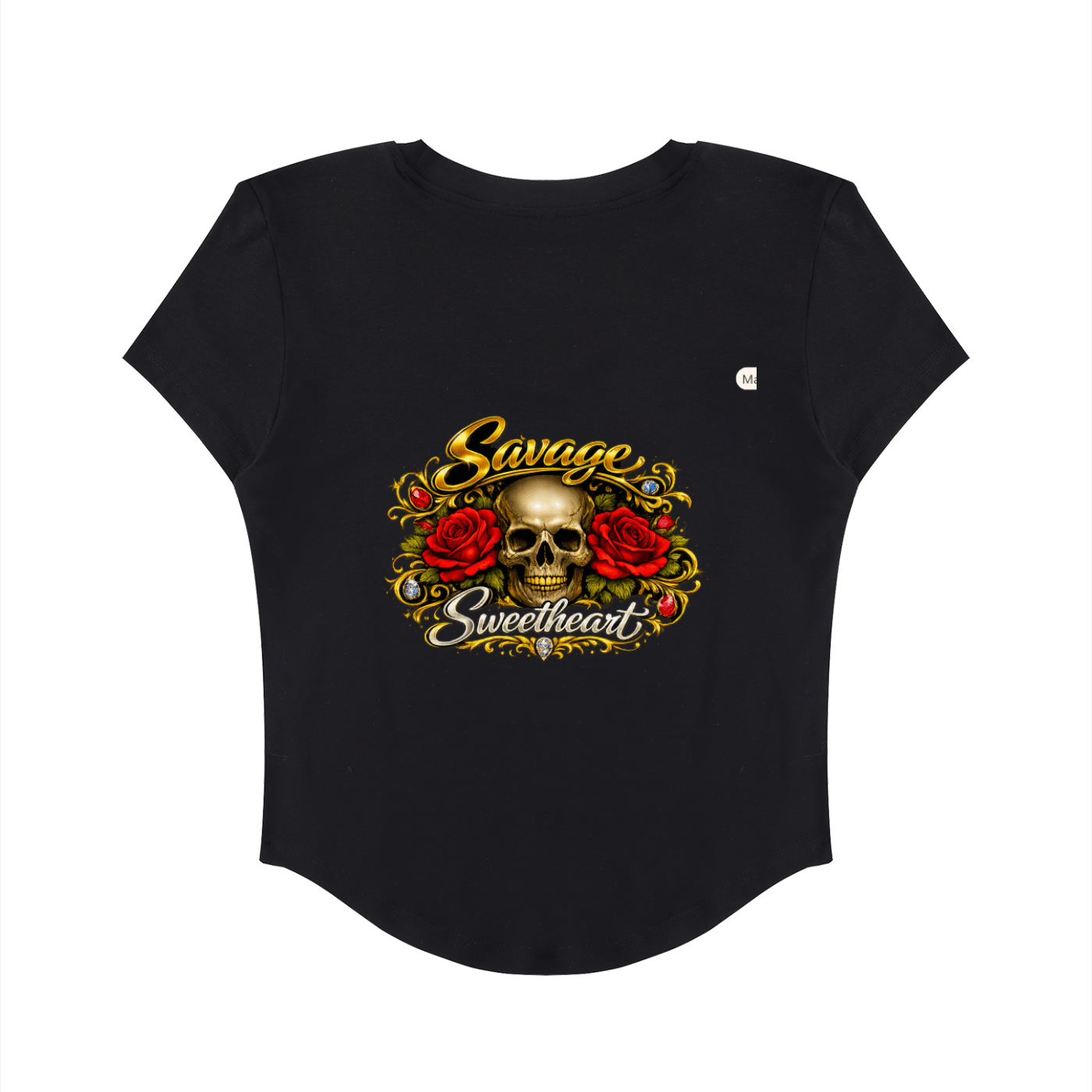 Women's Paneled Crop T-Shirt - Savage Sweetheart Boutique