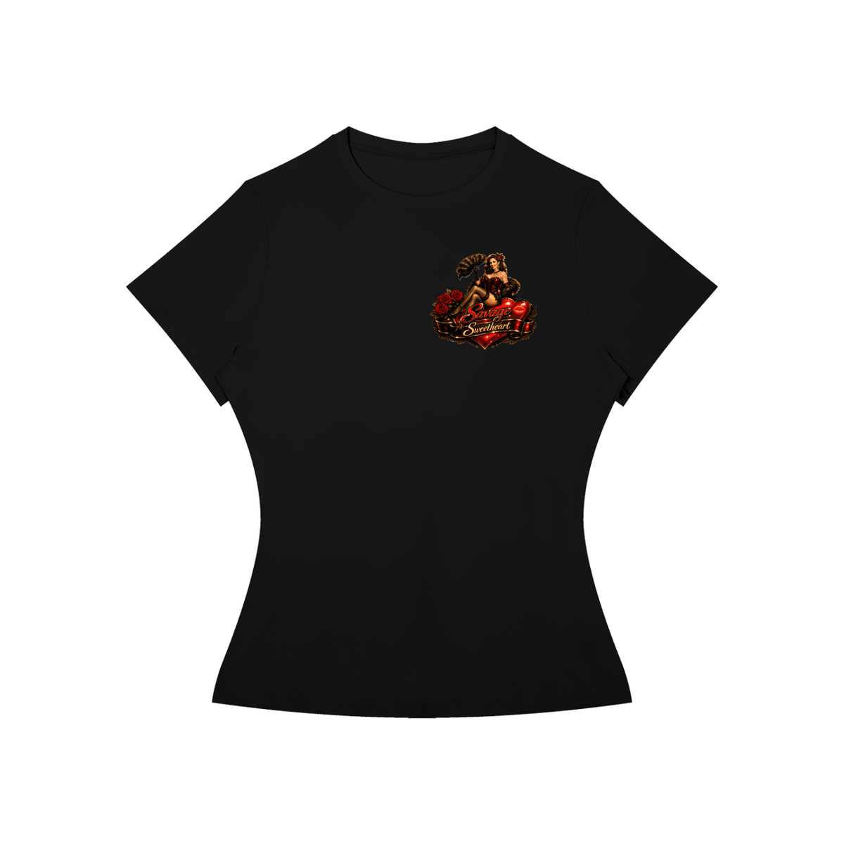 Women’s Slim Fit Performance T-Shirt - Savage Sweetheart Boutique