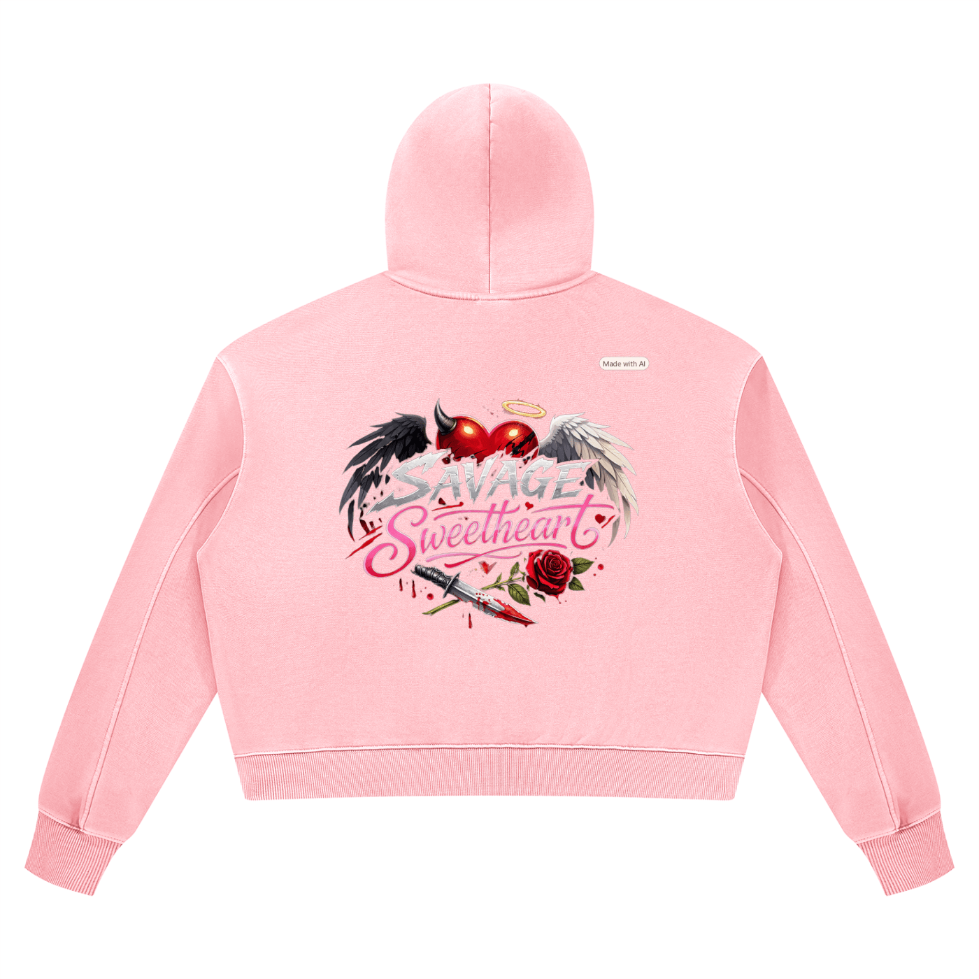 Women’s Vintage Wash Heavyweight Hoodie - Savage Sweetheart Boutique
