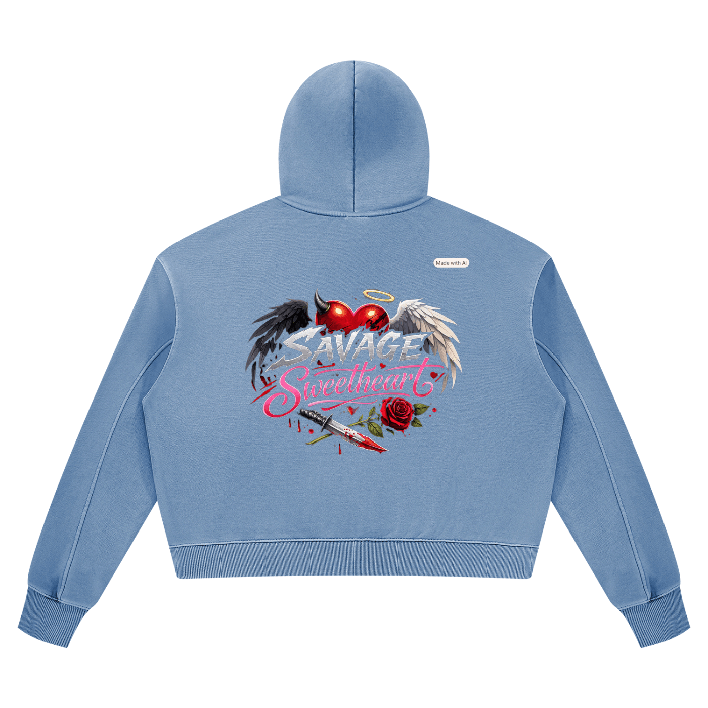 Women’s Vintage Wash Heavyweight Hoodie - Savage Sweetheart Boutique