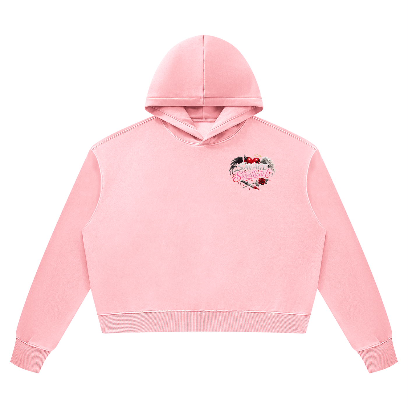 Women’s Vintage Wash Heavyweight Hoodie - Savage Sweetheart Boutique