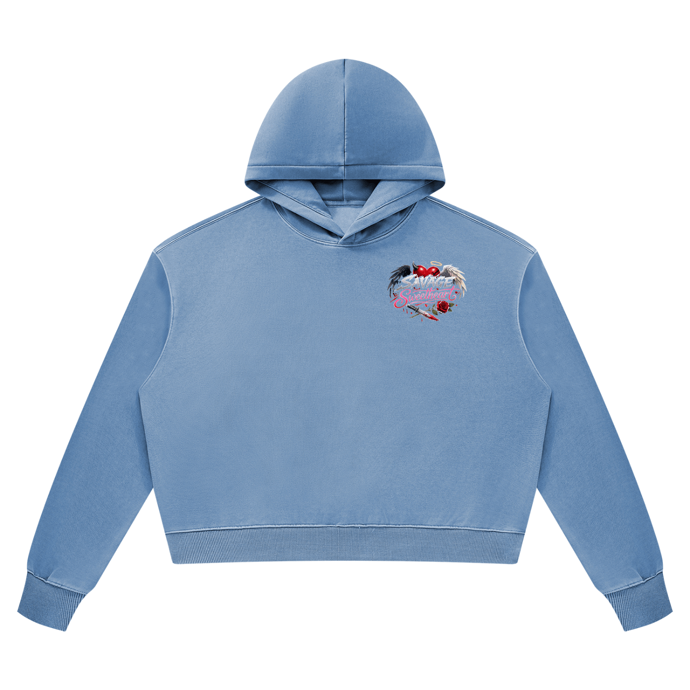 Women’s Vintage Wash Heavyweight Hoodie - Savage Sweetheart Boutique